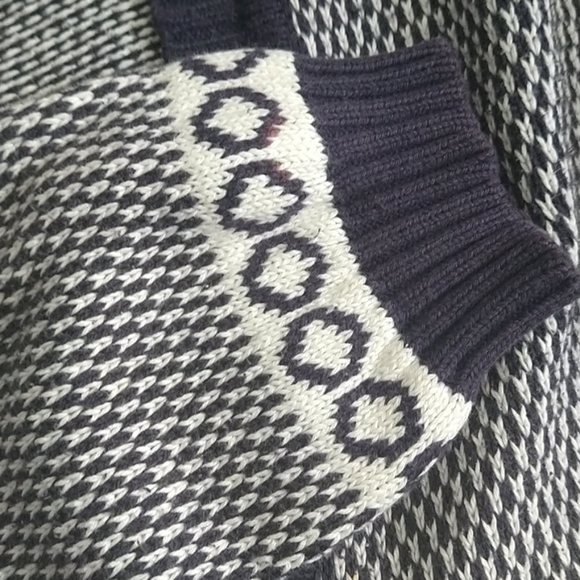 Izod Argyle Knit Cardigan Sz S - Picture 2 of 6